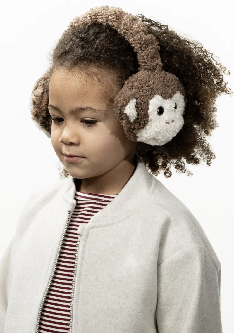 Barts Kids Teddy Ohrwärmer Earmuffs mit Teddyfell in Brown - Affe Barts Kids Teddy Ohrwärmer Earmuffs mit Teddyfell in Brown - Affe