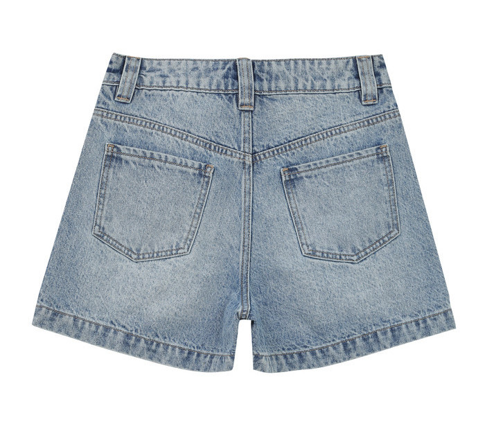 Grace & Mila Jeans Short High Waist in Sky Blue - Hellblau