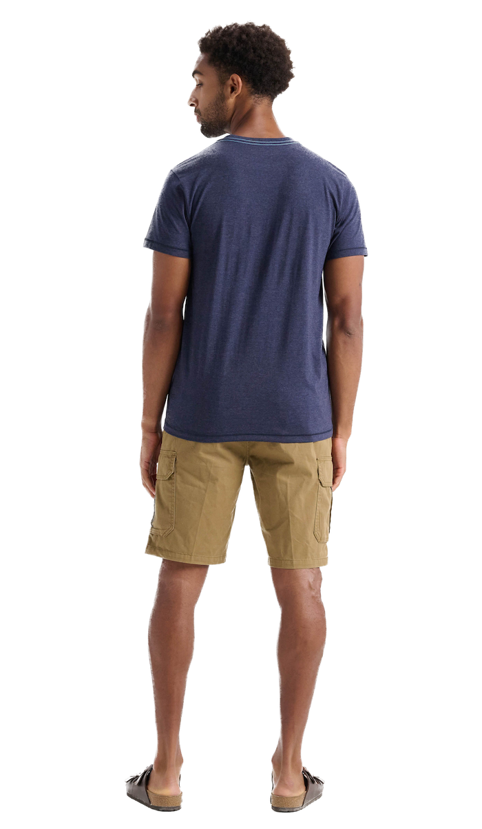 Little Blue House Herren Kurzarm T-Shirt in Navy - Paddle Your Own Canoe