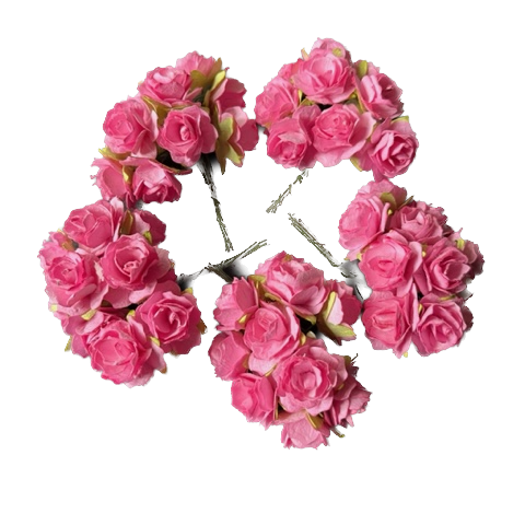 Wowzers Blüten aus Maulbeerpapier - Tea Roses -10 Teerosen in Pink Wowzers Blüten aus Maulbeerpapier - Tea Roses -10 Teerosen in Pink