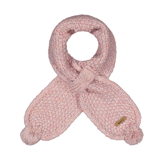 2304_08_IMAGE_PRIMARY Barts Meriwa Baby Strickschal in Rosa mit Bommel